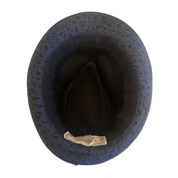 Cappelli Straworld Lace Overlay Fedora Hat One Size - Picture 4 of 5